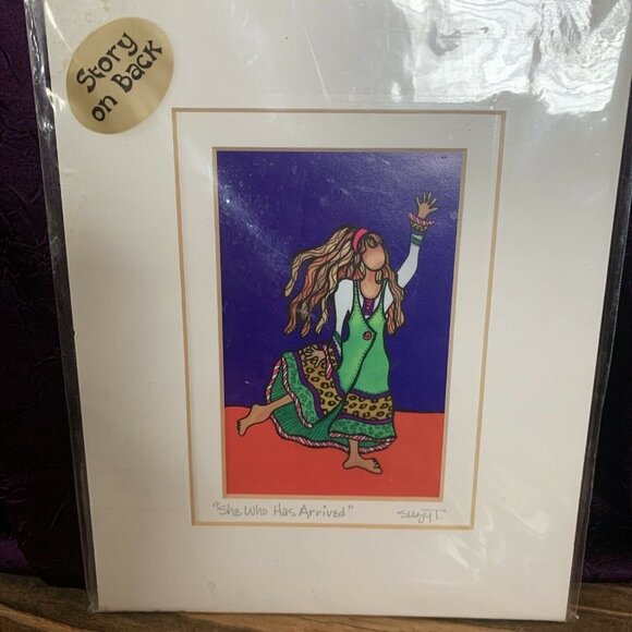 Suzy Toronto"She Who Has Arrived" Lithograph Matted - Picture 2 of 12